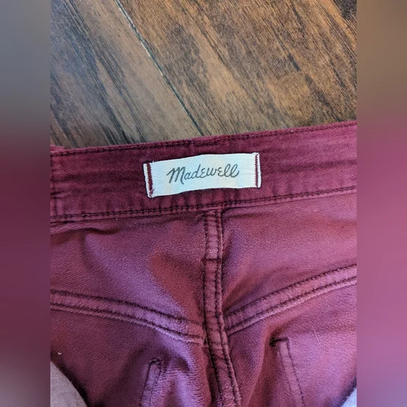 Madewell 10" High-Rise Skinny Jeans: Stretch Velvet Edition - Picture 7 of 10